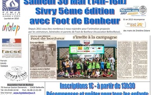 Samedi 30/5 direction Sivry / Meuse pour Foot de Bonheur