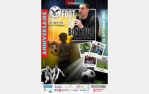 Grande fête des 20 ans de Foot de Bonheur