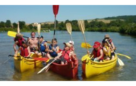 Foot de Bonheur en mode canoë. 