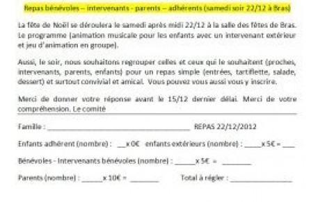 Repas 22/12