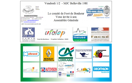 Assemblée Générale Vendredi 01/02/2013