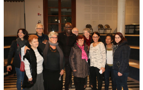Mercredi 30.11 Lilian THURAM défenseur 98 et du racisme au centre Mondial de la Paix à Verdun