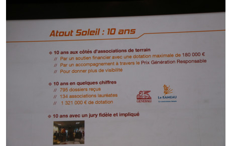 jeudi 1.12 - Les 10 ans de l'opération Atout Soleil