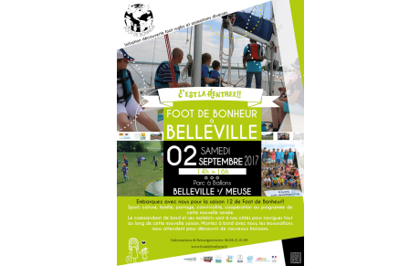 « Les engagements à Foot de Bonheur » - Embarquement samedi 2/9 au Parc à Ballons ! 