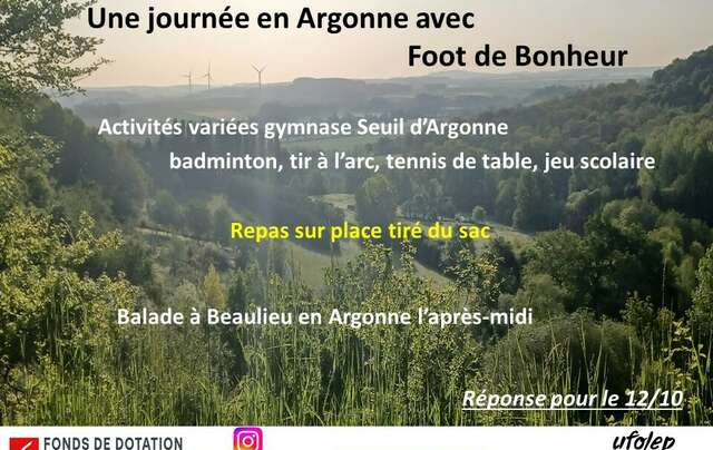 Journée en Argonne pour Foot de Bonheur !  19/10/2024